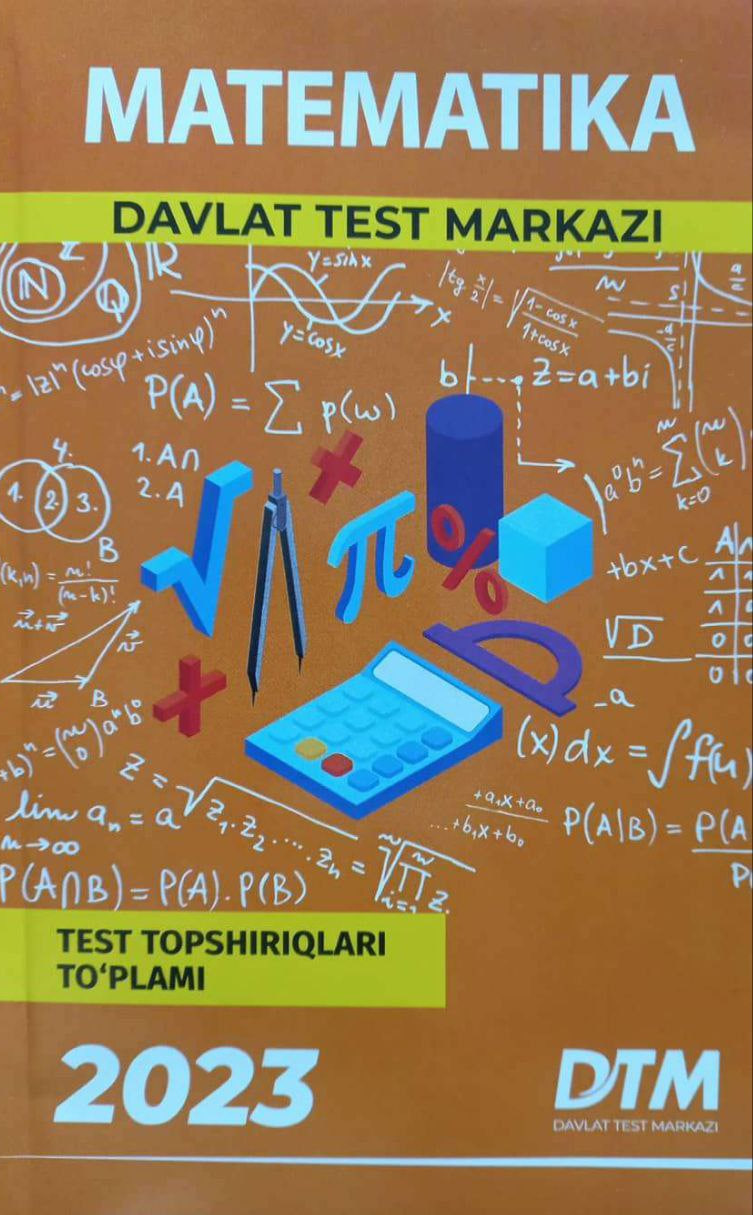 2023 Matematika Davlat Test Markazi (A5, yumshoq) 128 bet