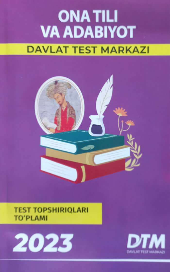2023 Ona tili va adabiyot Davlat Test Markazi (A5, yumshoq) 128 bet