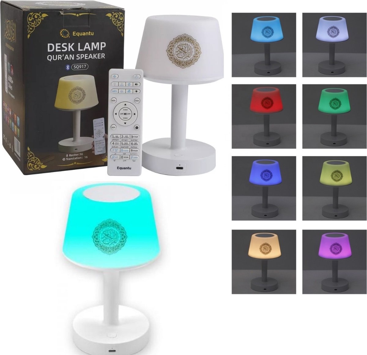 Desk lamp Qur'an speaker SQ917